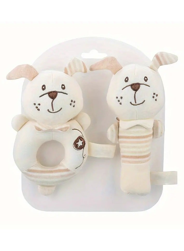 لعبة جرس يدوية للأطفال بعبوتين، عصا قطنية للهز، ألعاب مريحة للرضع، لعبة خشخيشة مناسبة للأطفال من عمر 0 إلى 1 سنة - Image 5