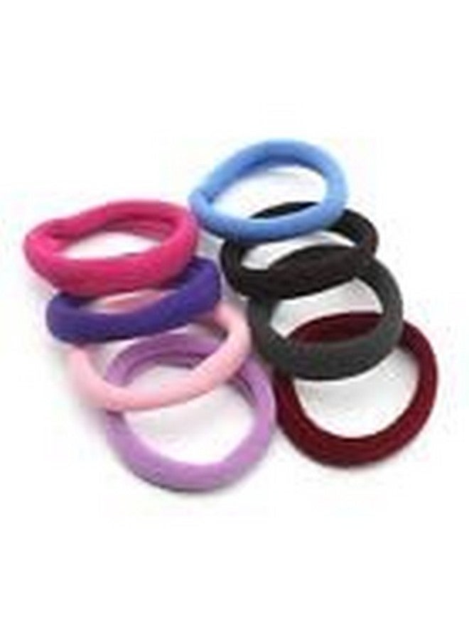 Blubby 30 Mixed Color Soft Seamless Elastic Hair Ties - Large Ponytail Scrunchies for All-Day Comfort and Style - Image 3