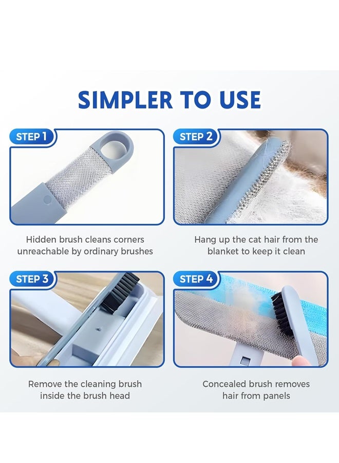 Pet Hair Remover for Furniture, Reusable, Washable Lint Brush for Dog and Cat Hair - 45CM - Image 4