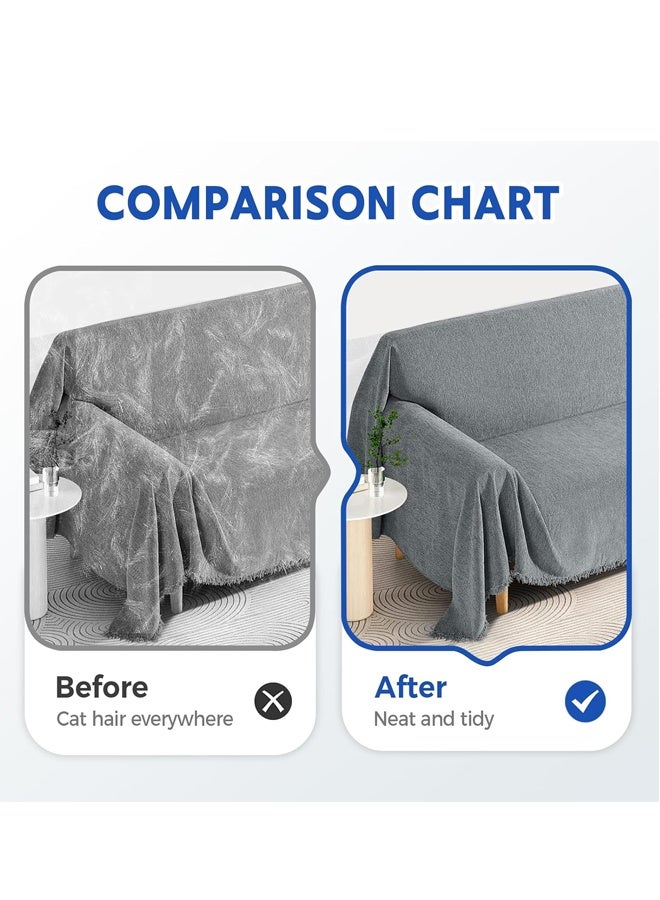 Pet Hair Remover for Furniture, Reusable, Washable Lint Brush for Dog and Cat Hair - 45CM - Image 5