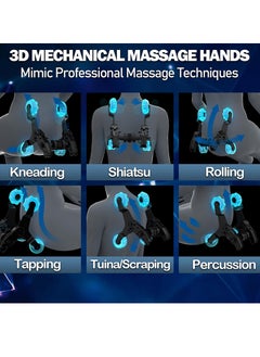 ETG Massage Chair Full Body,  SL Track Zero Gravity Massage Chair Recliner , Bluetooth Speaker,Full Body Massage Recliner Chair with Airbags, , AI Voice Control,LCD Touch Control  - Image 3