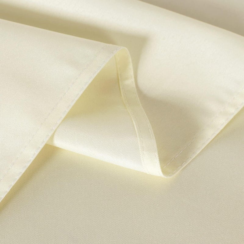 sancua 2 Pack Beige Tablecloth 60 x 84 Inch, Rectangle 4 Feet Table Cloth - Stain and Wrinkle Resistant Washable Polyester Table Cover for Dining Tables, Buffet Parties and Camping - Image 4