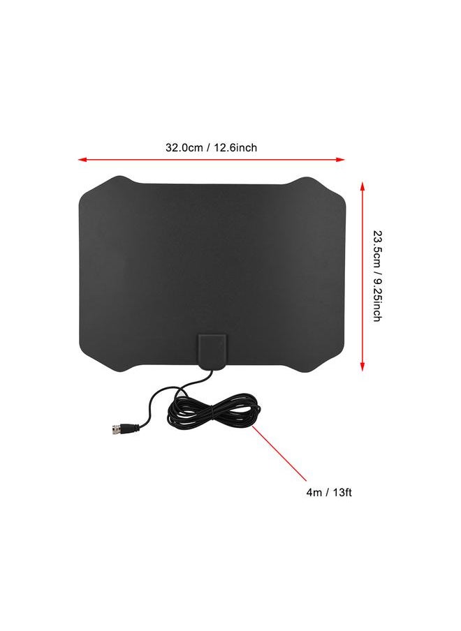 Thoraya - 50 Miles 25db Thin HDTV Digital Signal Indoor HD TV Antenna Flat with Amplified - Image 1