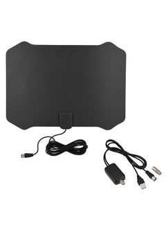 50 Miles 25db Thin HDTV Digital Signal Indoor HD TV Antenna Flat with Amplified
