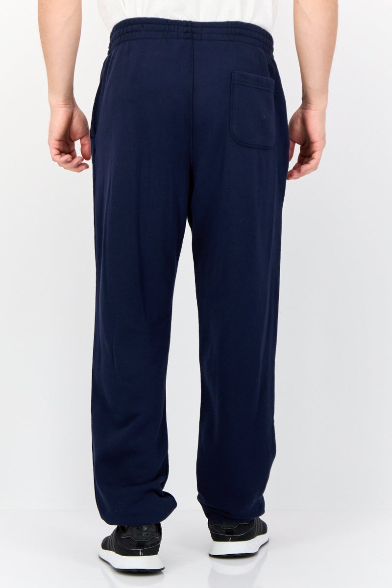 DOCKERS Men Regular Fit Embroidered Logo Sweatpants, Navy  - Image 3