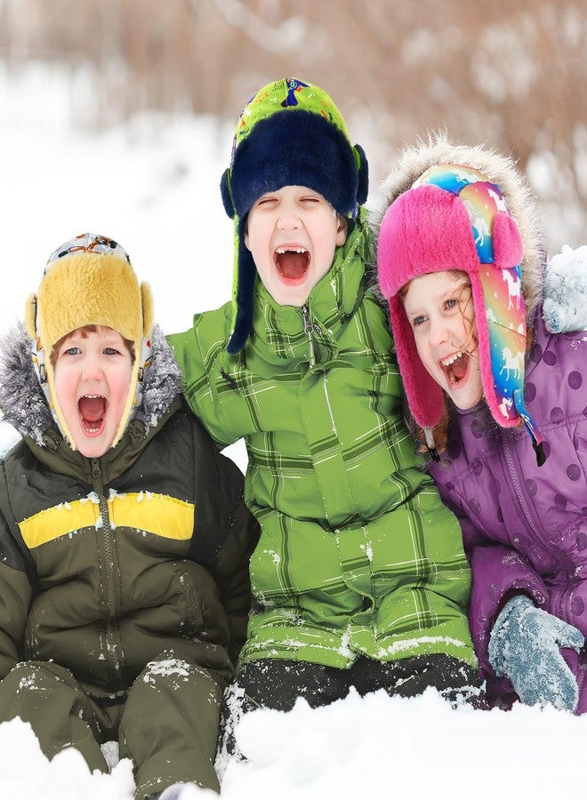 WAWSAM Toddler Winter Hat for Boys Girls Waterproof Warm Baby Toddler Fleece Beanie Hats (US, Age, 2 Years, 8 Years, Yellow Truck) - Image 5