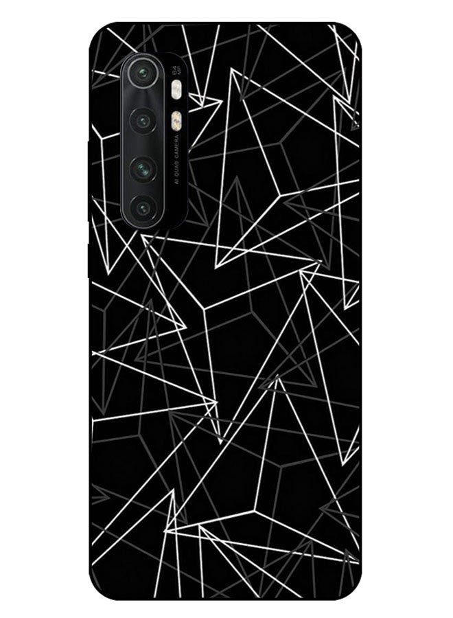 EYE CATCH Printed Protective Case Cover For Xiaomi Mi Note 10 Lite -  3D Triangle - Image 1