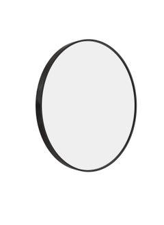 NZONE STORE Elegant circular wall mirror with black frame || 80 cm  - Image 4