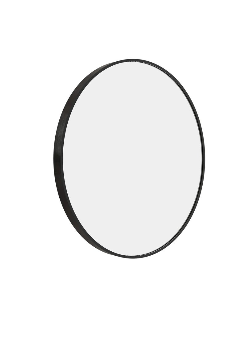 NZONE STORE Elegant circular wall mirror with black frame || 80 cm  - Image 4