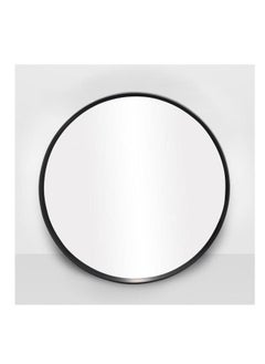 NZONE STORE Elegant circular wall mirror with black frame || 80 cm  - Image 5
