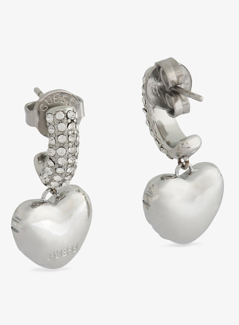 جس أقراط أيقونية بدون شعار - Image 2