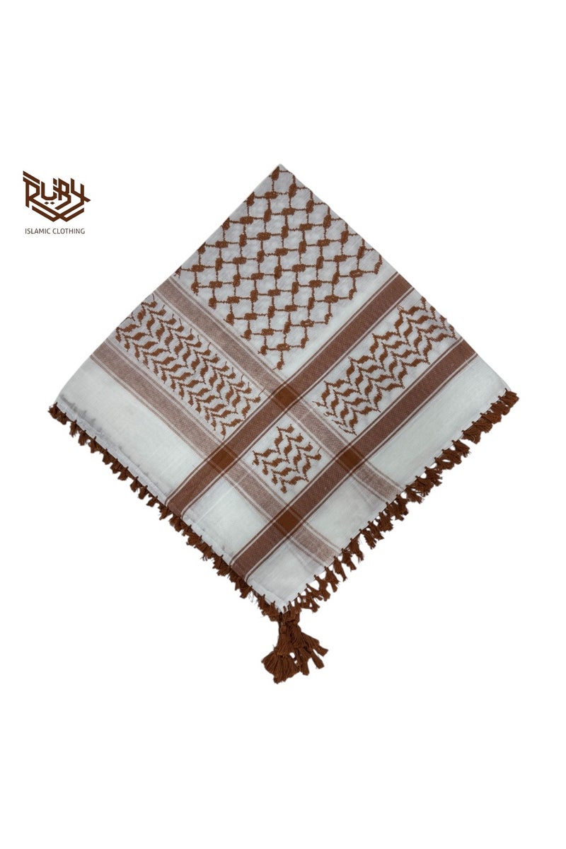 RUBY ISLAMIC CLOTHING Youth sheemagh Keffiyeh Classic Middle Eastern Shemagh keffiyah for Kids  - Image 1