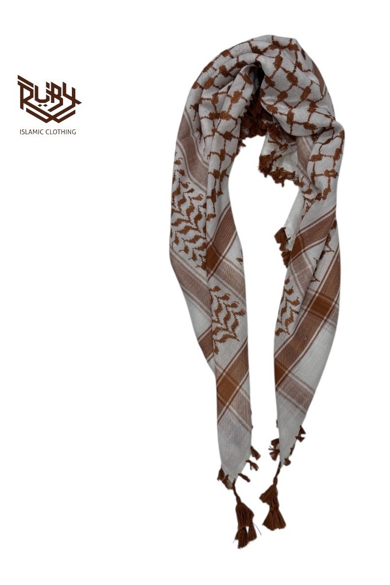 RUBY ISLAMIC CLOTHING Youth sheemagh Keffiyeh Classic Middle Eastern Shemagh keffiyah for Kids  - Image 2
