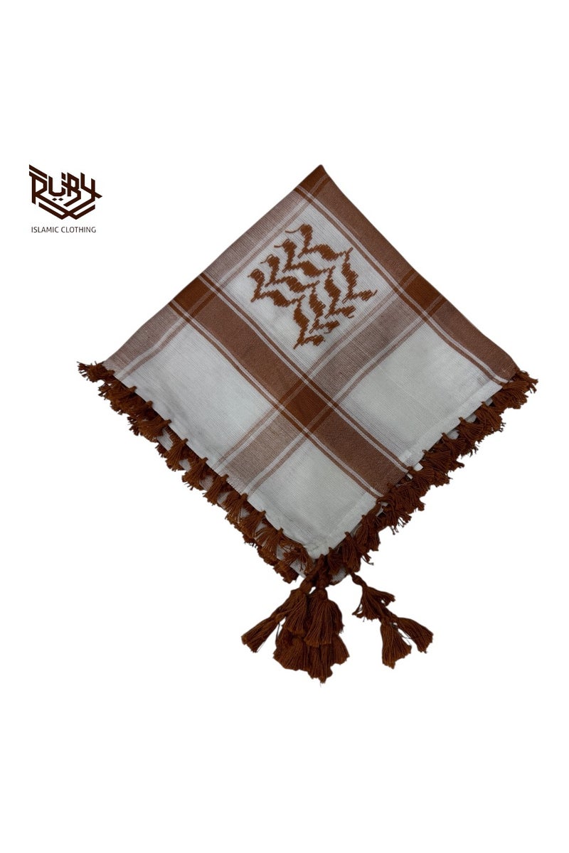 RUBY ISLAMIC CLOTHING Youth sheemagh Keffiyeh Classic Middle Eastern Shemagh keffiyah for Kids  - Image 4
