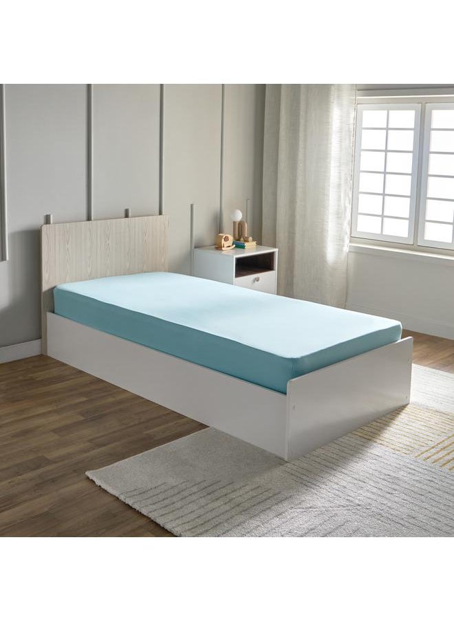 Home Box Joyful Single Microfibre Jersey Fitted Sheet 90X200 Plus 25 Cm  - Image 1