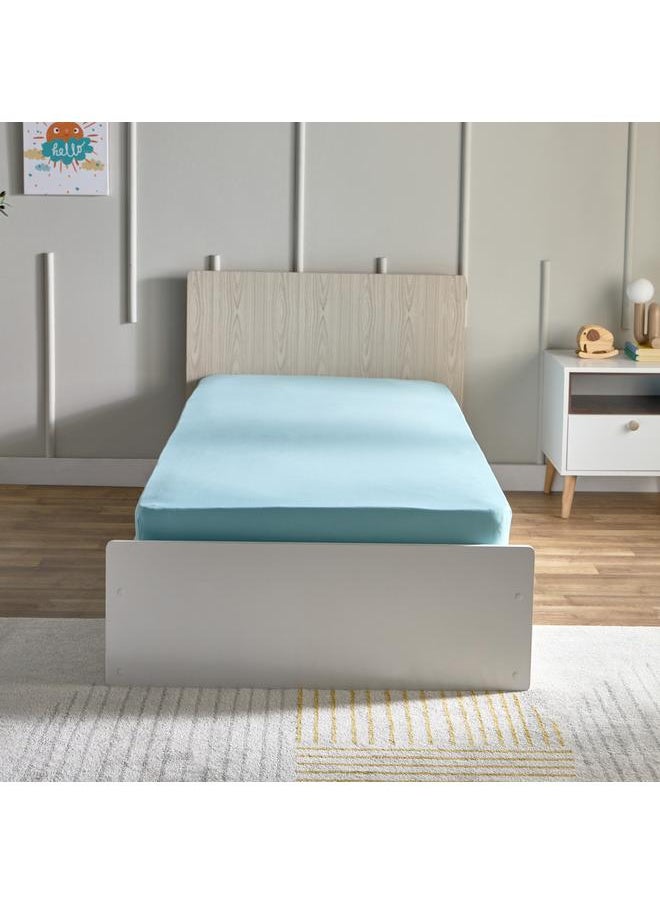 Home Box Joyful Single Microfibre Jersey Fitted Sheet 90X200 Plus 25 Cm  - Image 2