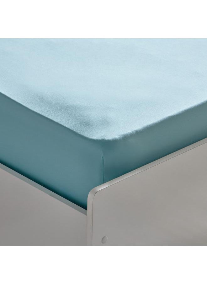 Home Box Joyful Single Microfibre Jersey Fitted Sheet 90X200 Plus 25 Cm  - Image 4