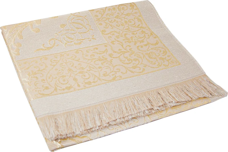 ايهفان Ihvan Canım Special Cylinder Boxed Set with Prayer Mat and Pearl Prayer Beads for My Mother - Cream Color