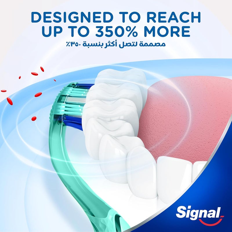 Signal 4D Medium Toothbrush - 2 Pack - Image 4