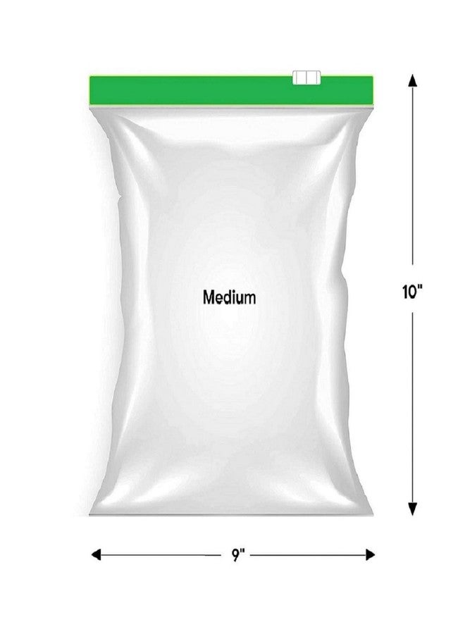 ZUNBELLA Ziplock Pouch Veg Bag, Ziplock Bag For Storage, Freezer RE-USABLE Zipper Bags, Ziplock Plastic Bags For Fridge Food Storage, Zip lock bags Medium Size 9"X10" (22.86cmX25.4cm) transparent-5623 - Image 2