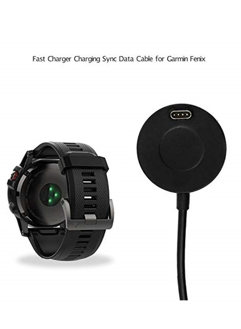 مناسبة لأنّ غارمين Fenix 5 5S 5X Fenix 5 S X شاحن شحن سريع مزامنة البيانات الأسلاك ، الأسلاك والكابلات مع المغناطيسي الأساسية - Image 4