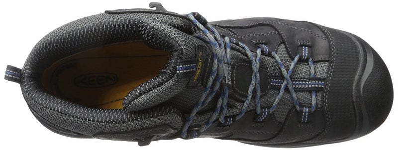 KEEN Utility Men's Braddock Mid Soft Toe Waterproof Work Shoe, Raven/Estate Blue, 8.5 Medium US - Image 5