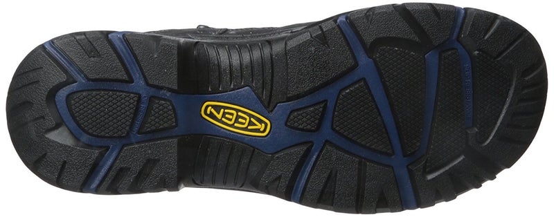 KEEN Utility Men's Braddock Mid Soft Toe Waterproof Work Shoe, Raven/Estate Blue, 8.5 Medium US - Image 4