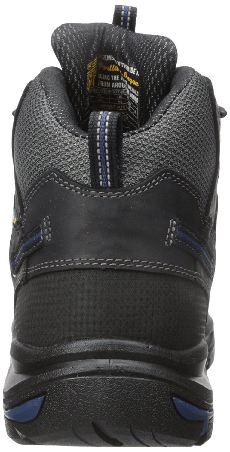 KEEN Utility Men's Braddock Mid Soft Toe Waterproof Work Shoe, Raven/Estate Blue, 8.5 Medium US - Image 3
