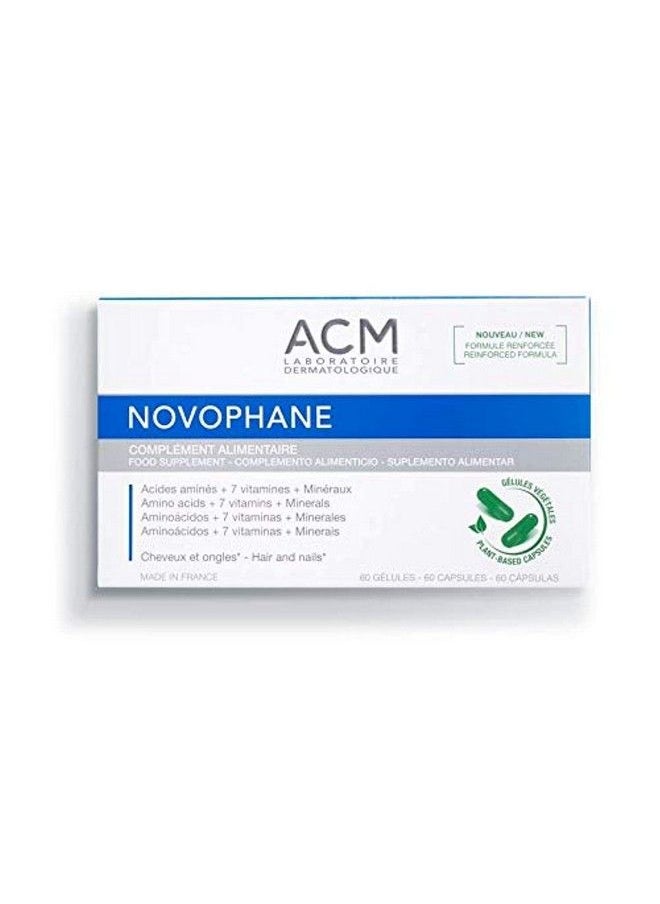 SKIN CAPITAL SHOPS Acm Laboratoire Novophane Caps Anti Hair Loss Alopecia Treatment Nails Fragility Skin Capital  - Image 2