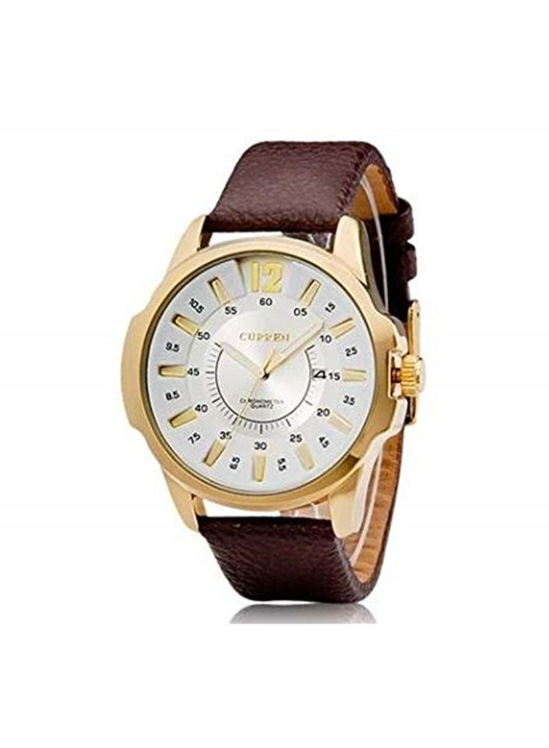 CURREN Dress Watch for Men Analog Leather - Image 1