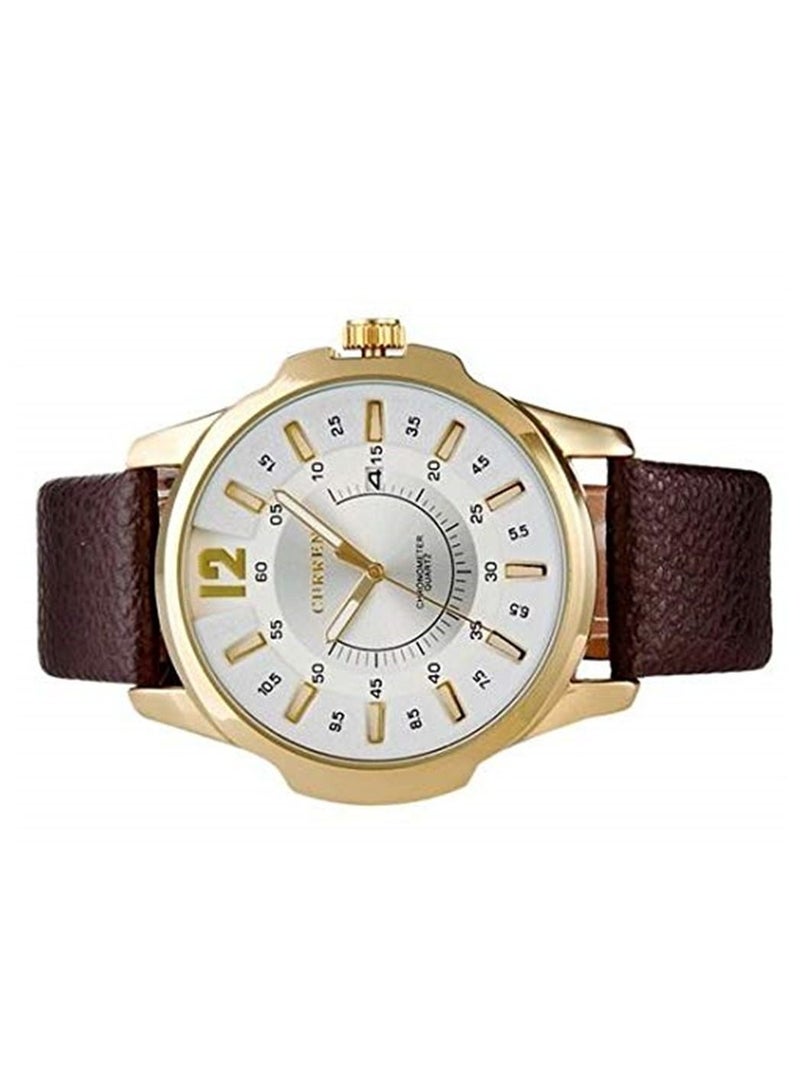 CURREN Dress Watch for Men Analog Leather - Image 2