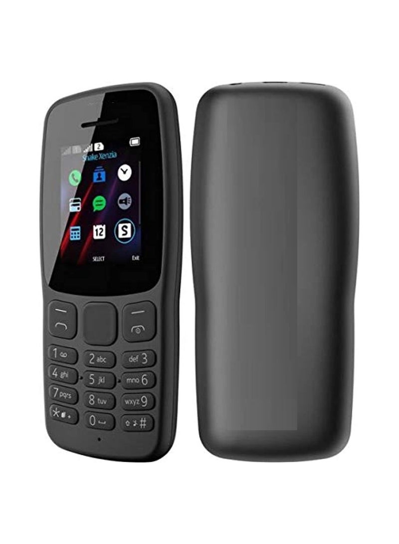 موبايل 106 ثنائي الشريحة، 4G، أسود