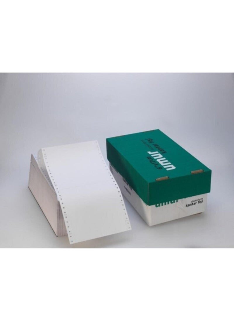 Umur - 6''X17CM 2/n Unprinted Weighbridge Receipt - Image 1