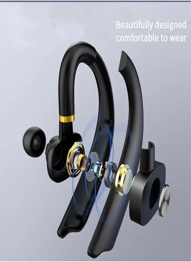 Generic - ANC WY 01 In-Ear Single Ear Stereo Wireless Bluetooth Headset Hands-Free Wireless Connection Working Time Up to 20 Hours (Black) - Image 1