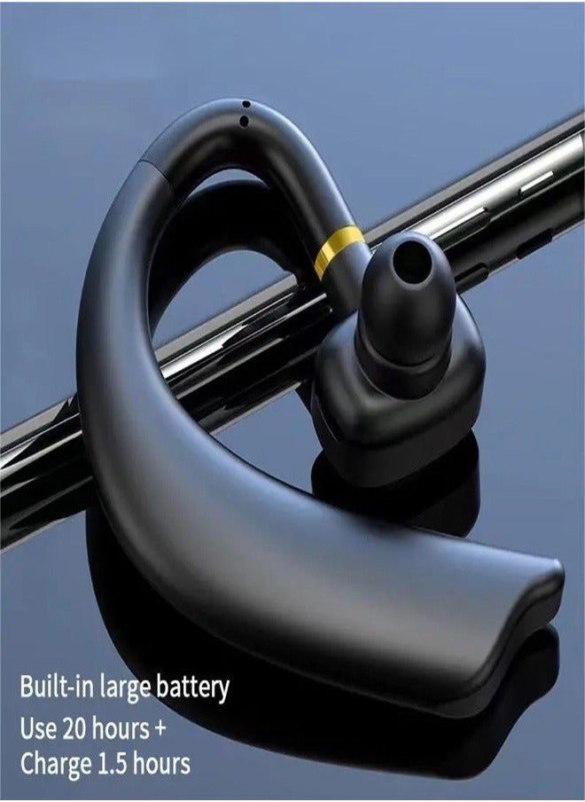 Generic - ANC WY 01 In-Ear Single Ear Stereo Wireless Bluetooth Headset Hands-Free Wireless Connection Working Time Up to 20 Hours (Black) - Image 1