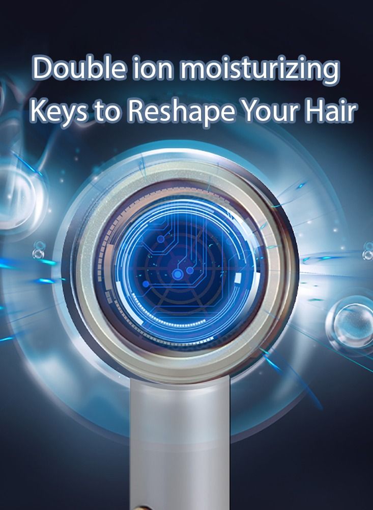 V03 Fashion Hair Dryer Speed Adjustment Hot And Cold For Easily Create Exclusive Hairstyles In Different Occasions - Image 2