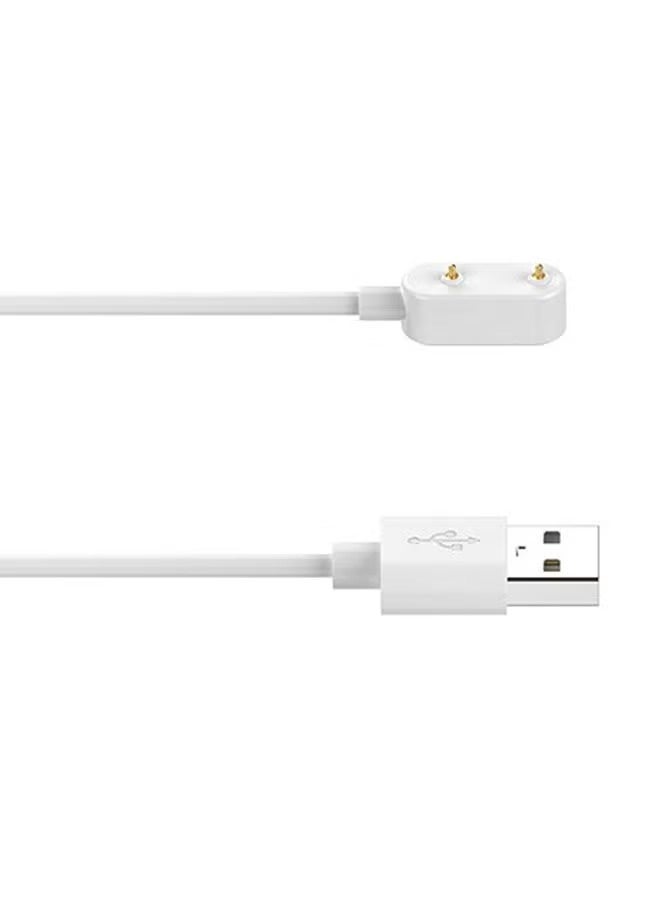USB Magnetic Charger Cable For Huawei Watch Fit White - Image 2