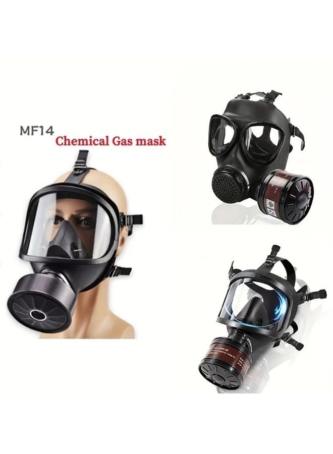 قناع الغاز الكامل القابل لإعادة الاستخدام MF14 مع مرشحات الكربون المنشط 40 ملم - Image 2