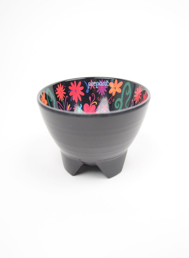 Prepara Day of the Dead Taco Prep Bowl, Black - Image 1