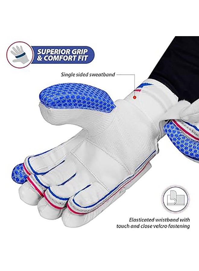 DSC Intense Force Leather Cricket Batting Gloves for Mens, Size - Boys, Left Hand - Image 3