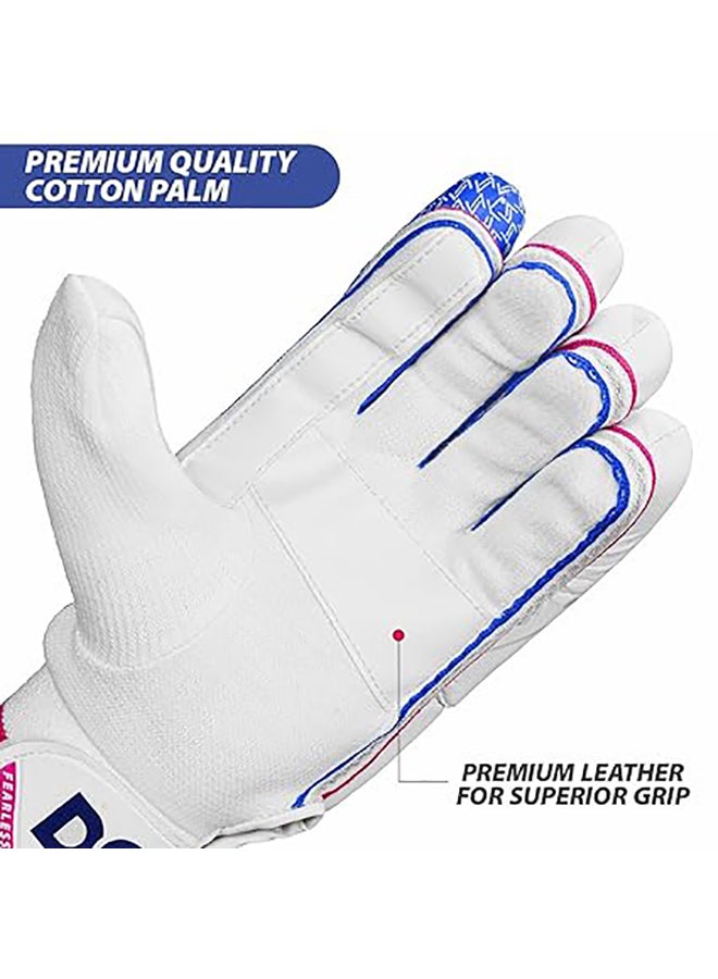 DSC Intense Force Leather Cricket Batting Gloves for Mens, Size - Boys, Left Hand - Image 5