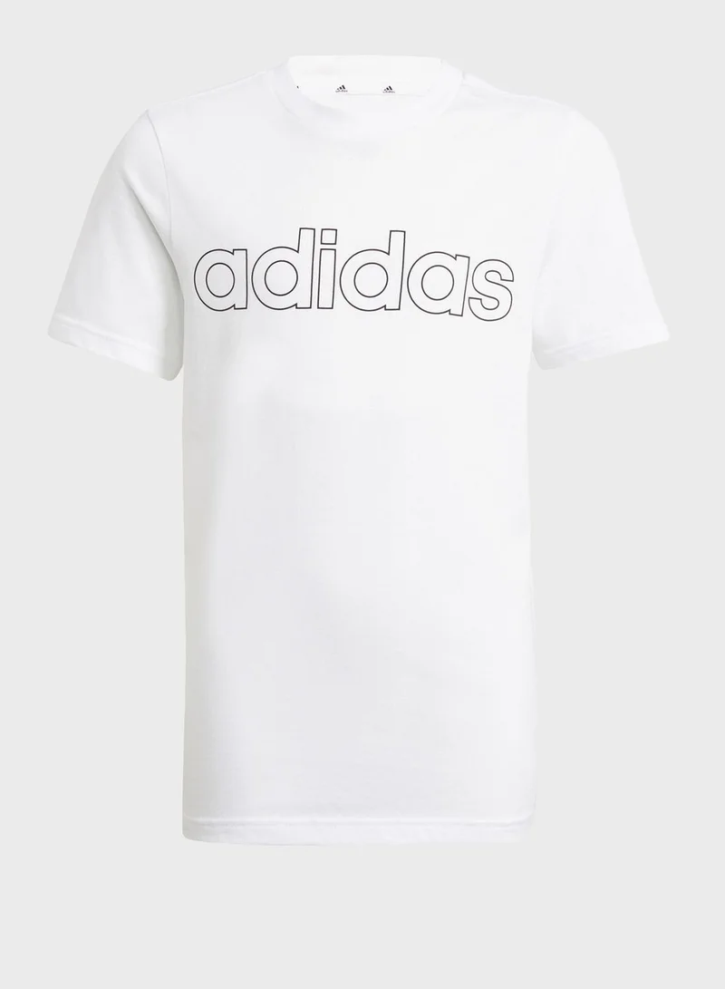 adidas تيشيرت مزين بشعار الماركة