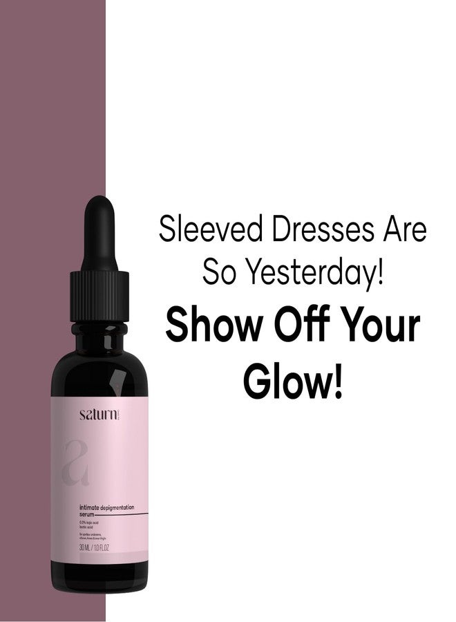 Saturn by GHC سيروم تفتيح المناطق الحساسة من ساتورن بواسطة GHC مدعوم بحمض الكوجيك وحمض اللاكتيك للإبطين والفخذين والمرفقين والظهر والمؤخرة، 30 مل، عبوة من 1 - Image 4