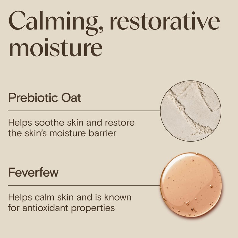 Aveeno Calm + Restore Oat Gel Facial Moisturizer for Sensitive Skin, Fast-Absorbing, Soothing Lightweight Gel Cream Face Moisturizer with Prebiotic Oat & Feverfew, Fragrance-Free, 0.5 oz - Image 3