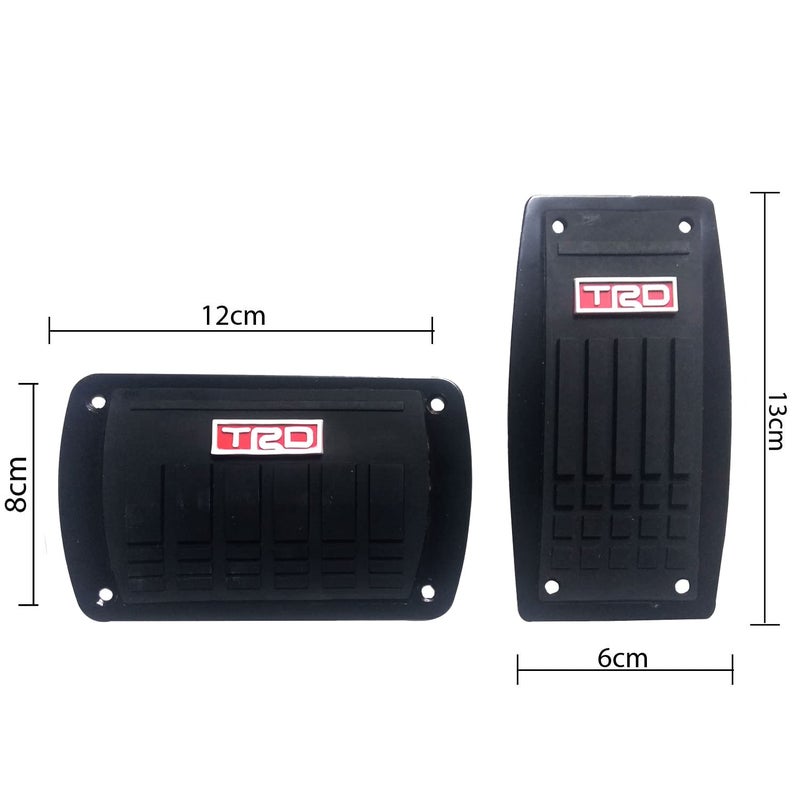 Oshotto مجموعة أغطية دواسات السيارة الأوتوماتيكية Oshotto 2 قطع CS-053 غير قابلة للانزلاق متوافقة مع هيونداي فيرنا - Image 5