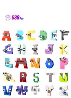 Y&D Alphabet Lore case A-Z Building Blocks Toys Set 538 Pieces for Game Model Toys Ideas Collectible Building Bricks Birthday Gift For Kids  - Image 1