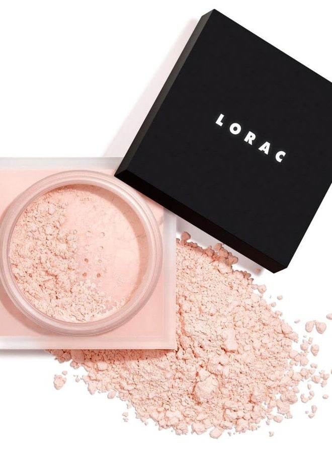 Lorac بودرة تثبيت PRO Loose | بودرة نهائية | وردي ناعم - Image 5