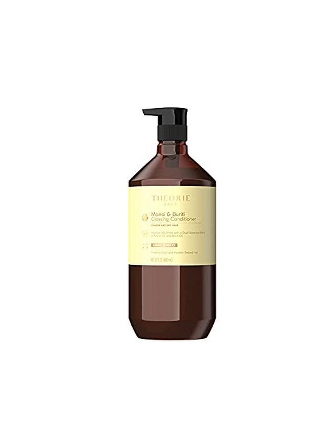 Theorie Heorie Monoi And Buriti Glossing Conditioner Hydrate & Shine Suited For Coarse And Dry Hair Protects Color & Keratin Treated Hair Pump Bottle 800Ml  - Image 1
