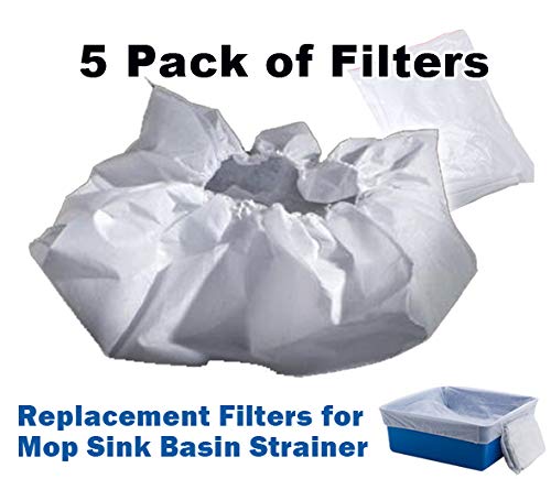Drain-Net Filters for Mop Sink Basin Strainer (Refills) - 5 Pack - Image 3