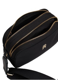 TOMMY HILFIGER Women's Poppy Crossover Bag - Polyester, Black  - Image 3